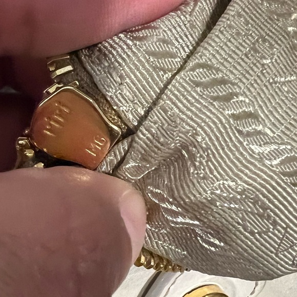 Auth. Prada Bow Bag 2 Way VGUC, Triangle Logo, Soft Nappa, Gorgeous! - Picture 9 of 14